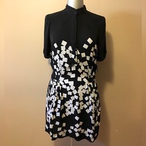 Diane Von Furstenberg Women’s Dress Black&White Size 6